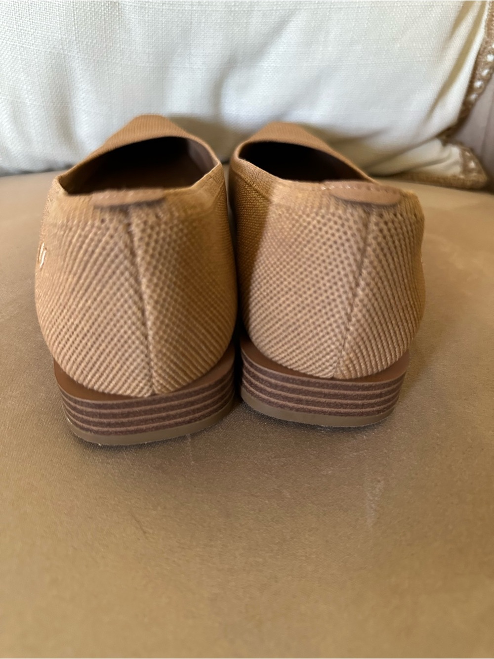 VIVAIA Minnie Pro Small Square Toe Heels Flats Women's size 37 US size 6 - Picture 3 of 11